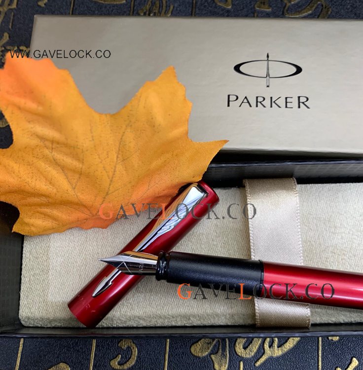 Free shipping PARKER IM Red and Silver Fountain Pen